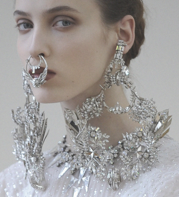 lavandula:  givenchy haute couture spring/summer 2012 jewellery  
