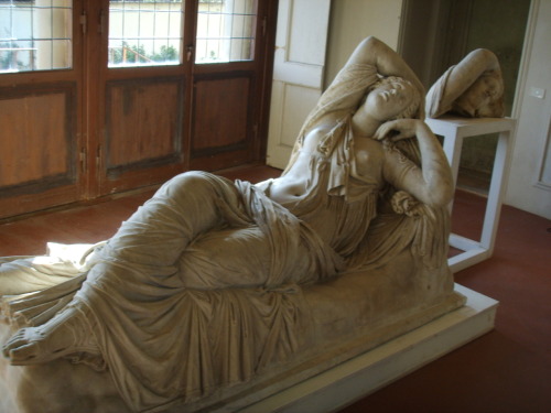 elegantiaearbiter: Sleeping Ariadne, Roman copy of Greek original, Villa Corsini a Castello, Florenc