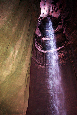 geologise:  10 Most Incredible Cave Waterfalls On Earth→ Pictured here: Ruby Falls, Tennessee, USA. Gaping Gill, UK. Waiahuakua Sea Cave, Hawaii, USA. Natural Bridge, Springbrook Park, Australia. 