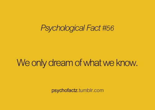  Our dreams are frequently full of strangers who play out certain parts – did you