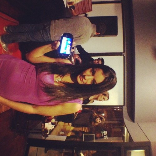 Playboy&rsquo;s Gamer Next Door with her PlayStation Vita at Vita Social Club in NYC! #VitaHill