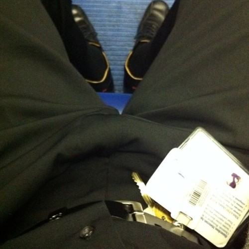 All black everything! #OOTD 1/24/12 #coach #haggar (Taken with instagram)