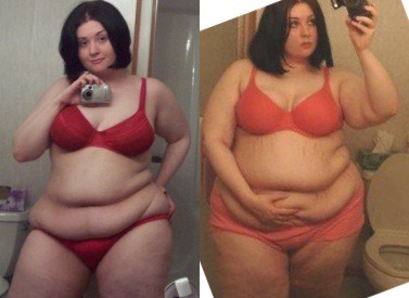 Porn theweightgaincollection:  More before and photos