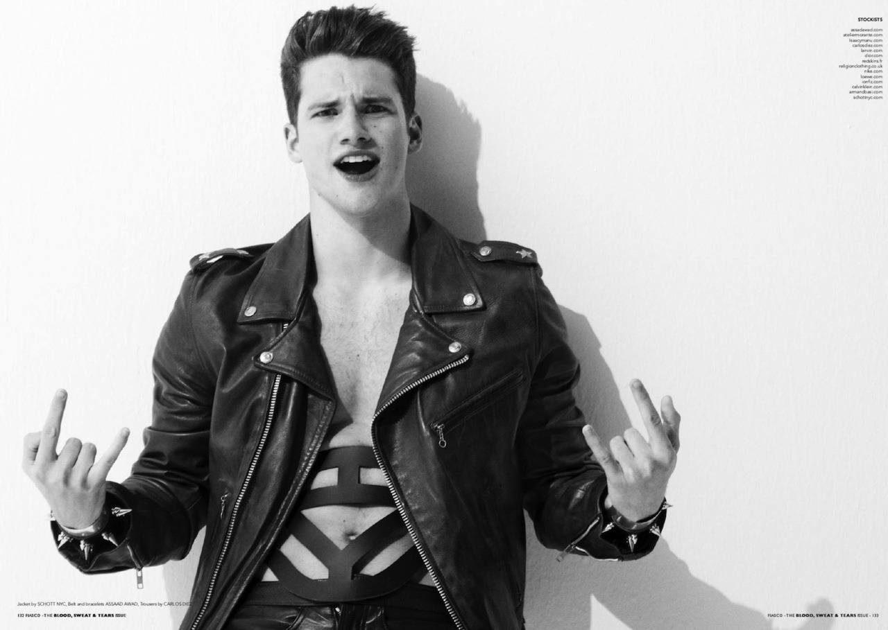 leatheraddict:  Leatherboy du jour/of the day :Arthur Sales (mannequin/model) (UK)