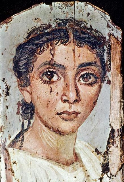 lillyartcollection:Fayum /encaustic/ mummy portrait