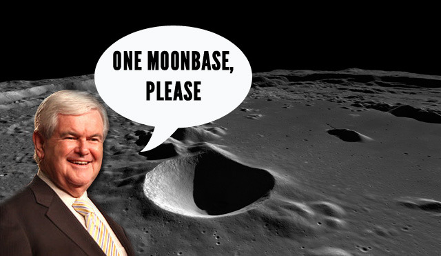 6 Other ‘Moon Colony’ Goals Promised by Newt Gingrich
Astronaut ice cream for all.