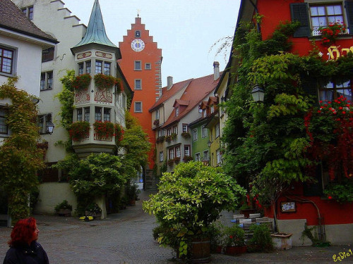 by EnDie1 on Flickr. The charming medieval city of Meersburg in the southwest of Germany at Lake Con