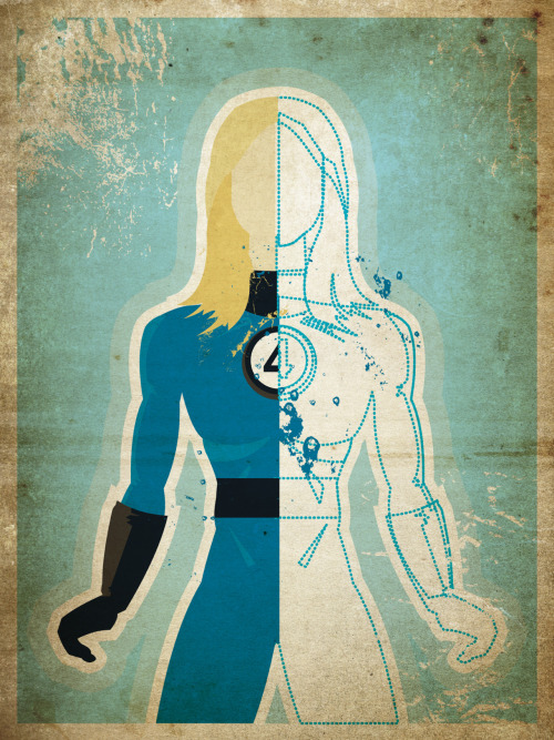 herochan:  Female Superheroes - by Danny Haas Twitter | Facebook | Tumblr | Store Prints available at Society6 (Via: r0gue) 