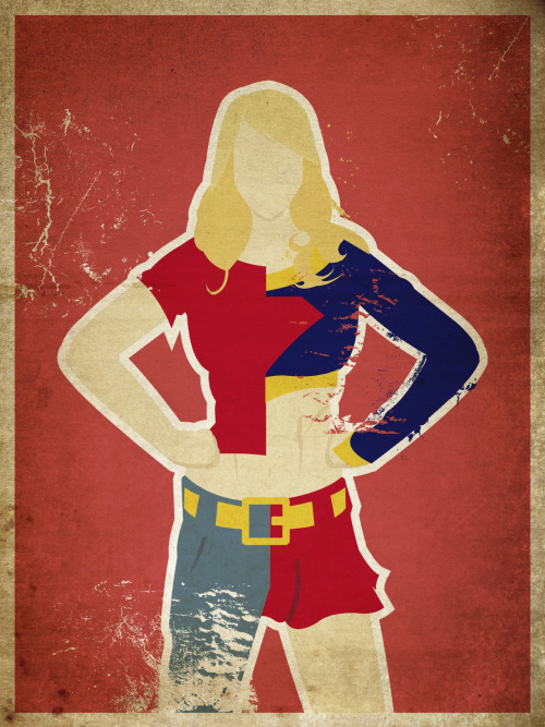 herochan:  Female Superheroes - by Danny Haas Twitter | Facebook | Tumblr | Store Prints available at Society6 (Via: r0gue) 