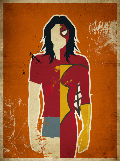 herochan:  Female Superheroes - by Danny Haas Twitter | Facebook | Tumblr | Store Prints available at Society6 (Via: r0gue) 