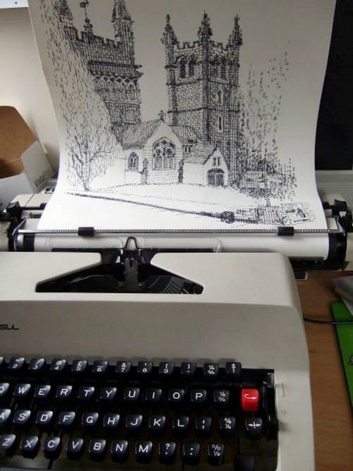 Porn gaksdesigns:  Typewriter illustration by photos