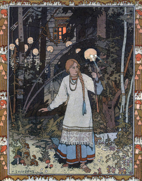 russianarthistory:  Ivan Bilibin  Vasilisa the Beautiful 