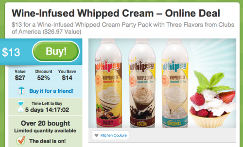 schwenk: as a child i would eat whipped cream out of a cup. and now, as an adult, i can eat whipped 
