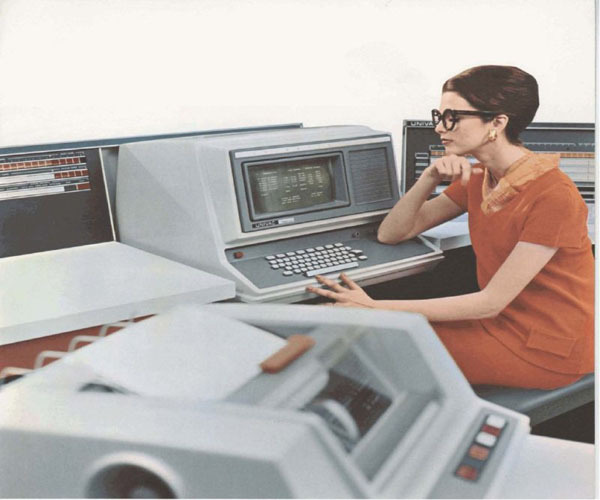 UNIVAC, 1965 (via Vintage Computer Pictorial)
Hello, girl of my dreams.