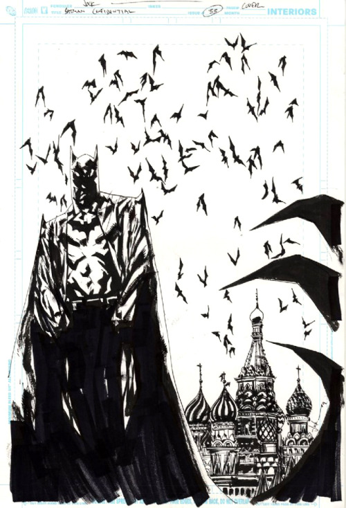herochan:  the original cover artwork to Batman Confidential - by Jock (via splashpageart.com) 