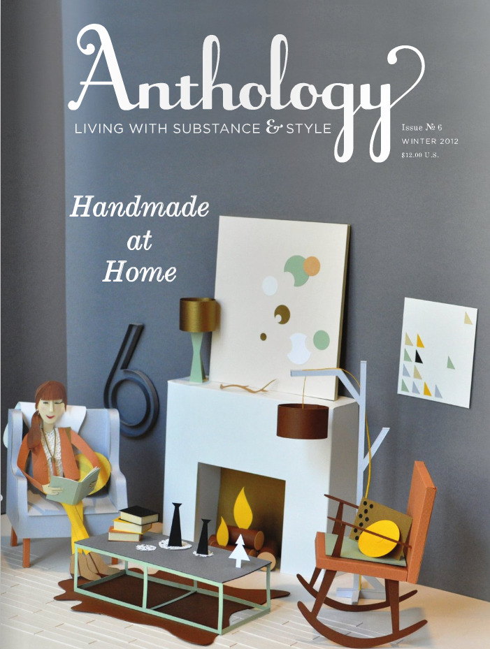 We Heart Anthology Magazine!
Issue #6 of Anthology Magazine focuses on “Handmade at Home” objects. Featuring beautiful editorials about craft artisans and their creative shops, conversation with Austin-based artist Alyson Fox as well as a peak into...