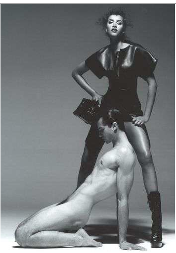 artisticpessimistic:Noemie Lenoir and Dylan Garner shot by Xevi Muntane for Poney Step FW 11/12
