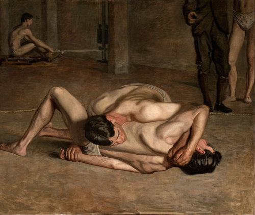 Thomas Eakins, The Wrestlers, 1889 porn pictures