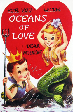 vintagegal: Valentine’s Day card c. 1950’s