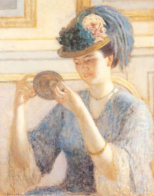 calantheandthenightingale: Reflections by Frederick Carl Frieseke (1874 - 1939)