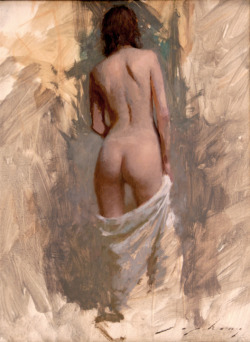 Jeremy Lipking, White Drape