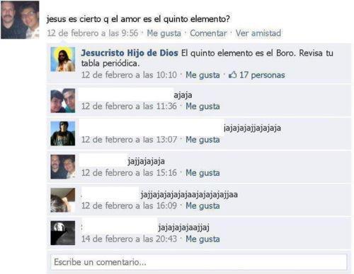 Jesús es seco.
