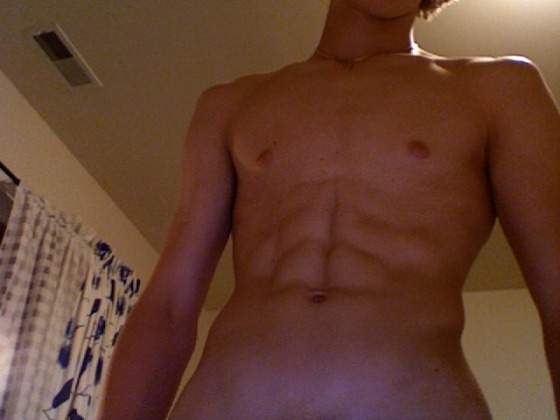 dickshots:  Cock and abs