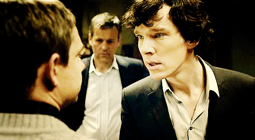 castiel-pls:  camphalfbloodtribute:  nobetterlover:  benedictcumberbitchesunite:  johnwatsonismyspiritanimal:  asyoumightimagine:  …it is insane how well this works.   And Lestrade’s in the background like “You better fucking tell him Sherlock.