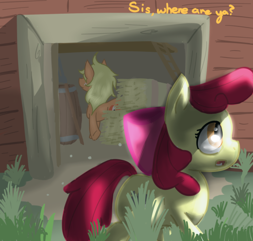 &hellip;W&hellip;why do Ah&rsquo; hear&hellip;Applebloom?