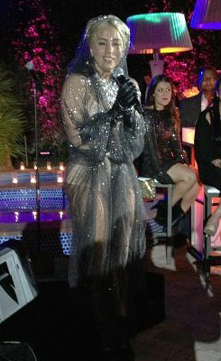  Lady Gaga at Vincent Herberts birthday party