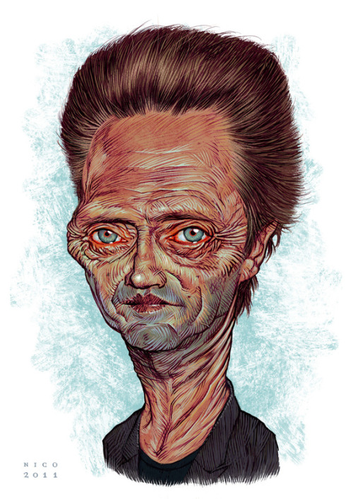 urhajos:
“My Idol. Christopher Walken by Nicolas Villeminot
”