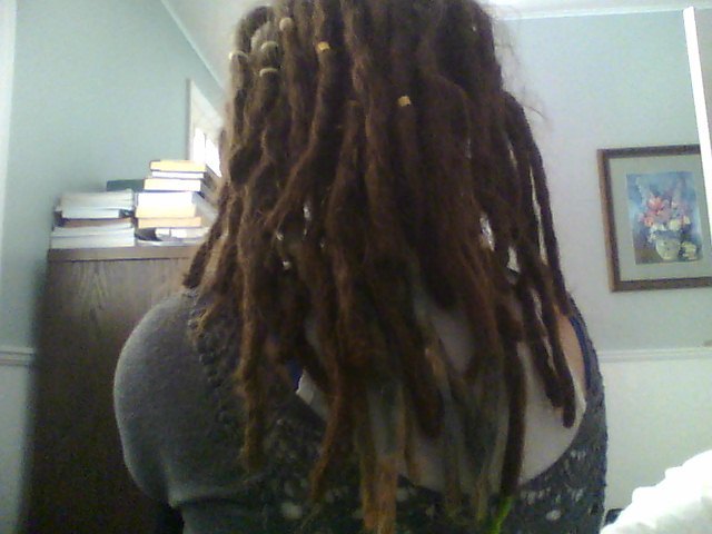 beckyangelix:  My dreadlocks from all different angles. Right now, they’re just