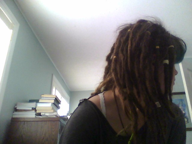 beckyangelix:  My dreadlocks from all different angles. Right now, they’re just