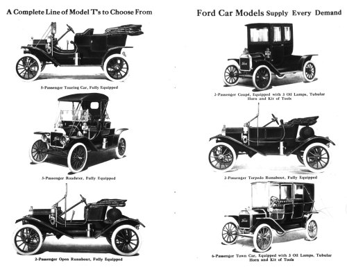 totoft:  The choice of buying a car has never been simple but when the car industry was young one car manufacture was enough. 