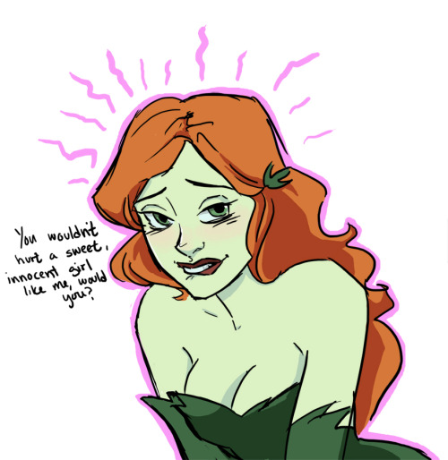 More old fanart, Ivy turnin&rsquo; on them pheremones. Do not believe what she says, she is full of 