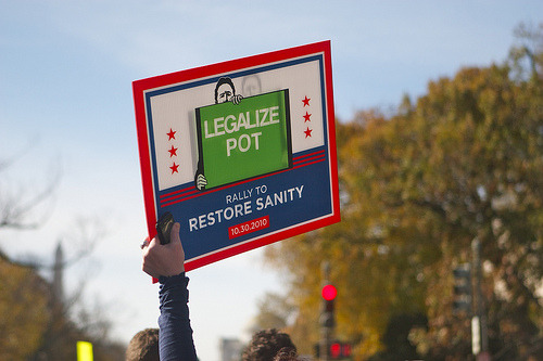 fuckyeahdrugpolicy:Washington, D.C. / October 30, 2010 - image from the Rally to Restore Sanity shot