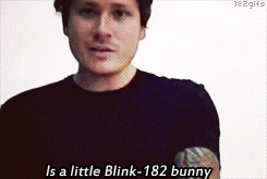 182gifs:  the old Blink-182 bunny always will be the best ! 