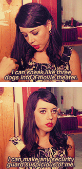 “I can convince my grandmother that I’m not real.”Omgggg.