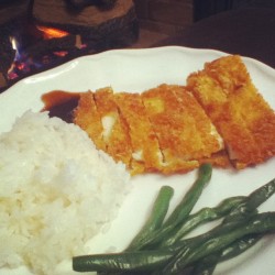 mmmm my dad make tonkatsu #tonkatsu #とんかつ