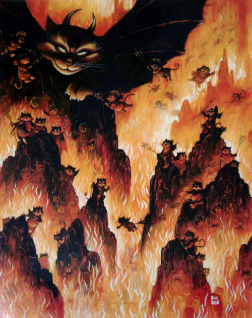 monsterbrains.blogspot.comBill Bell - Cats in Hell