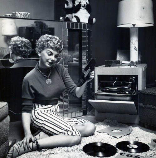 Barbara Nichols shows some record love