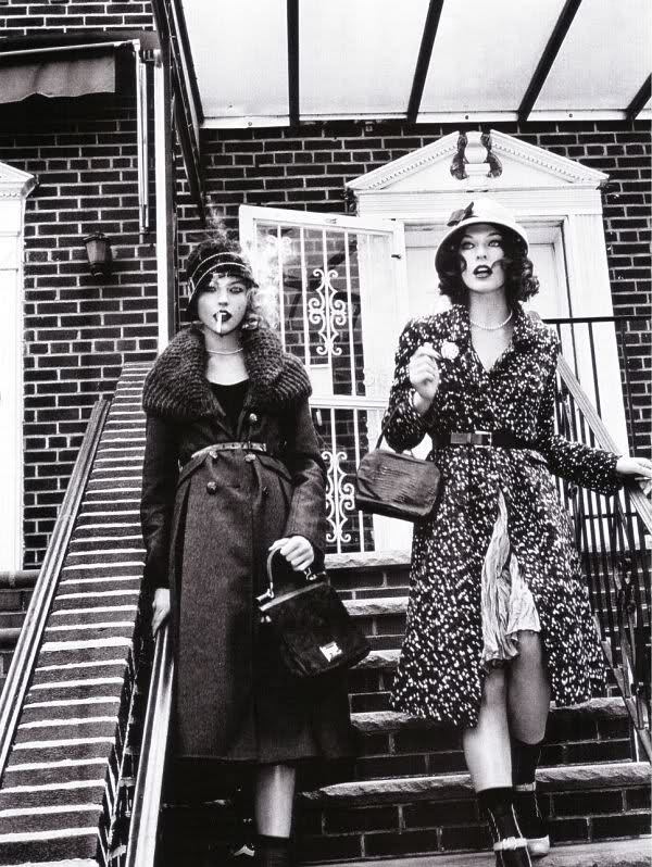 suicideblonde:  Milla Jovovich and Sasha Pivovarova photographed by Ellen von Unwerth