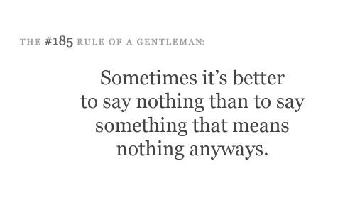 Etiquette for a Gentleman