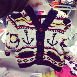 Grayson&rsquo;s awesome sweater I found :) (Taken with instagram)
