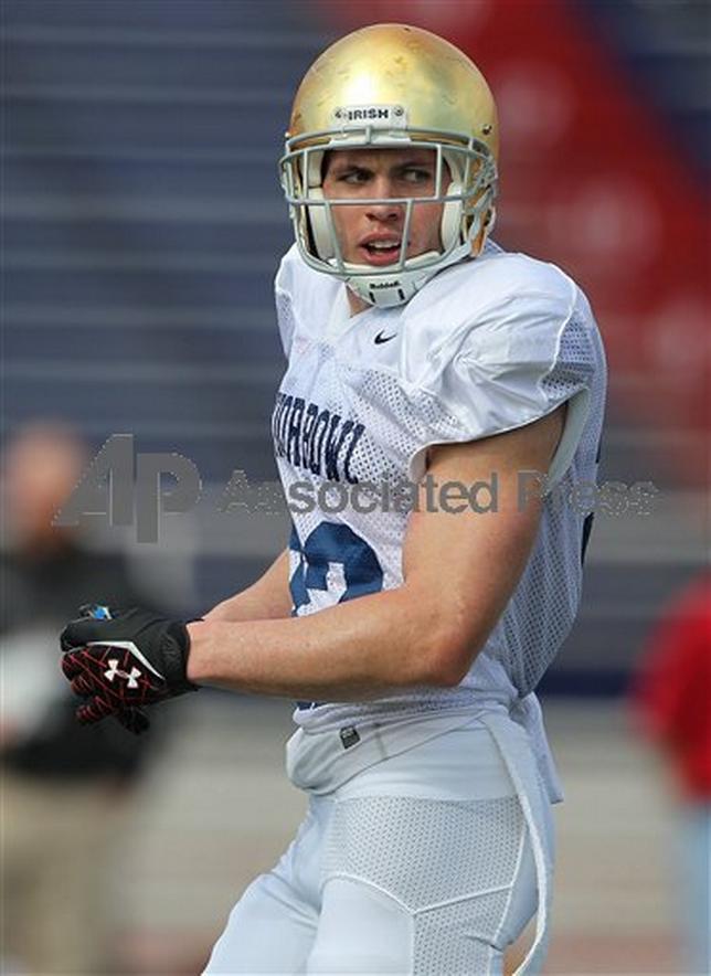 Notre Dame&rsquo;s Harrison Smith at the 2012 Senior Bowl