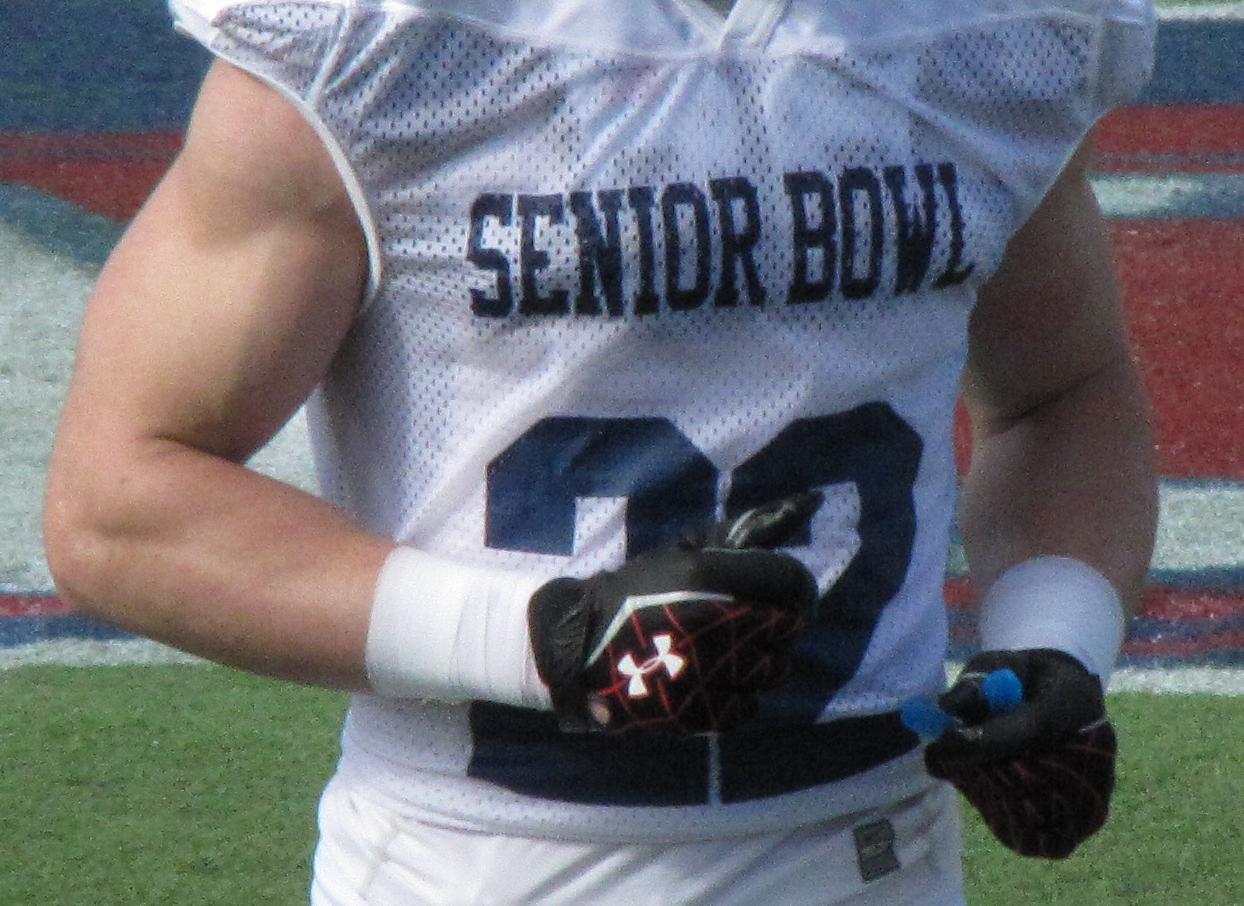 Notre Dame&rsquo;s Harrison Smith at the 2012 Senior Bowl