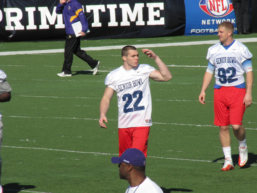 Notre Dame&rsquo;s Harrison Smith at the 2012 Senior Bowl