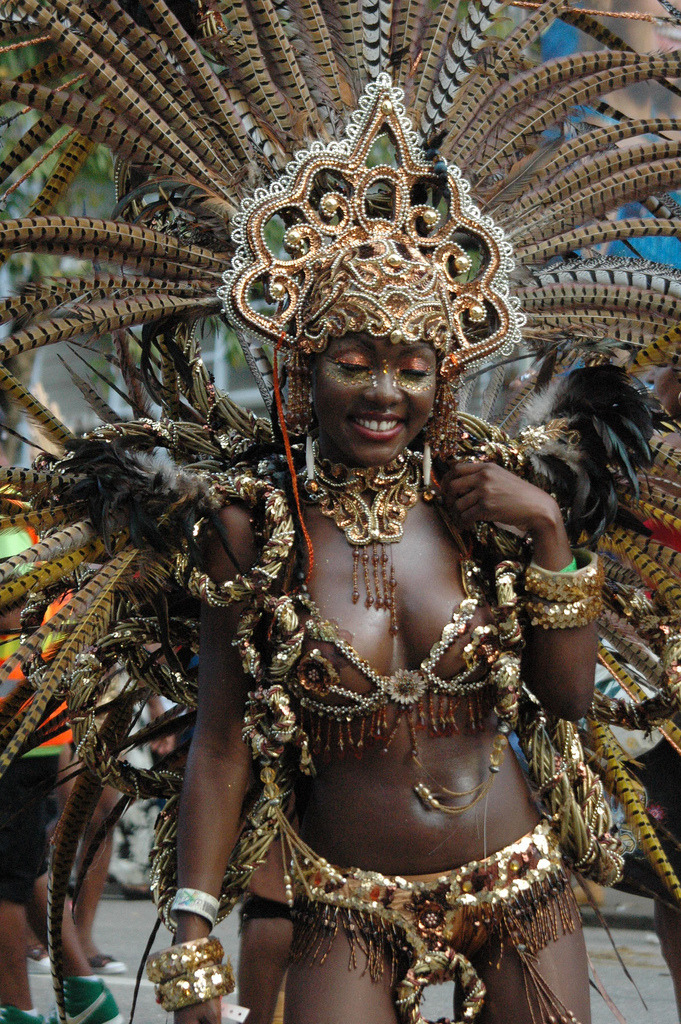 Trinidad carnival woman