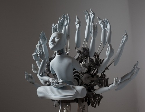 finduskeepus:Mechanical Bodhisattva by Wang Zi Won