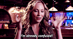 spn-tvd-thebest:   Vampire Diaries cast getting confused by the plot. 
